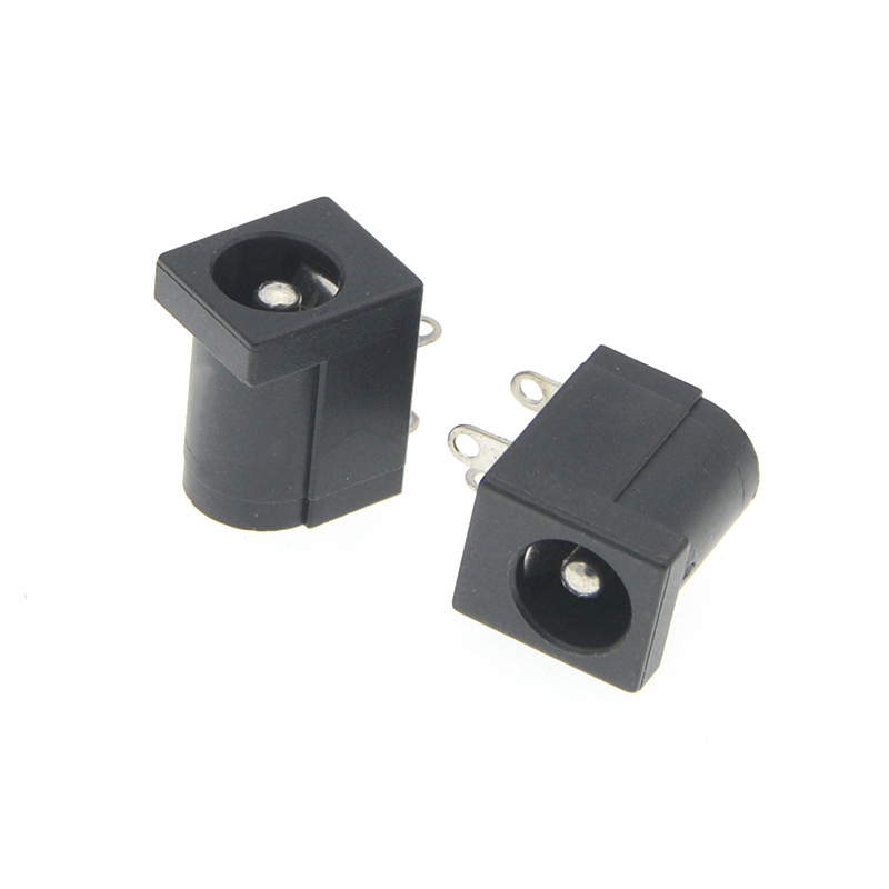 Jack nguồn DC Đực, Cái 5.5x2.1mm, Jack DC cái có ốc vặn