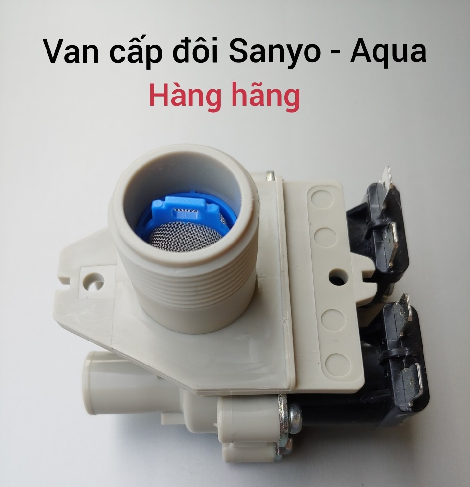 Van cấp đôi máy giặt Sanyo - Aqua lồng đứng ( mới 100%)