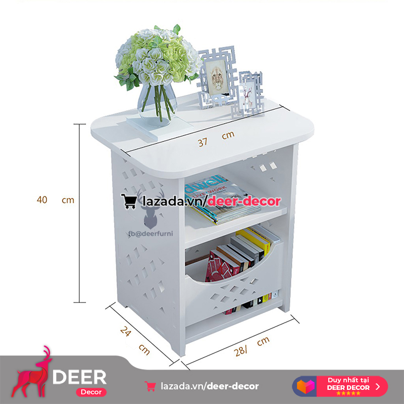 Shelf desk bedside multifunctional style the new-deer decor