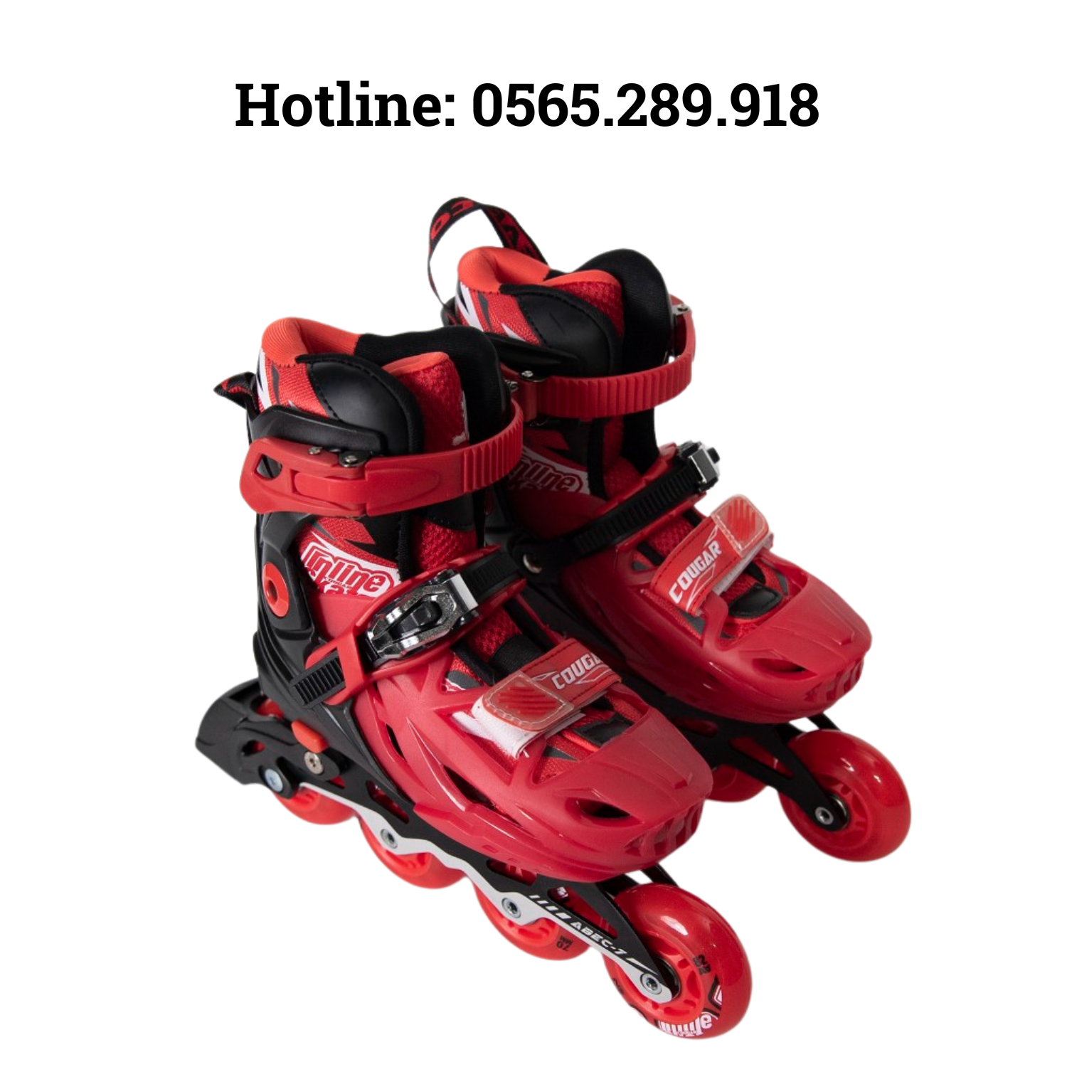 Giày Patin Trẻ Em Cougar MZS-333 8 Bánh Phát Sáng - Tặng Kèm Túi Đựng Giày Hoặc Bảo Hộ Xịn