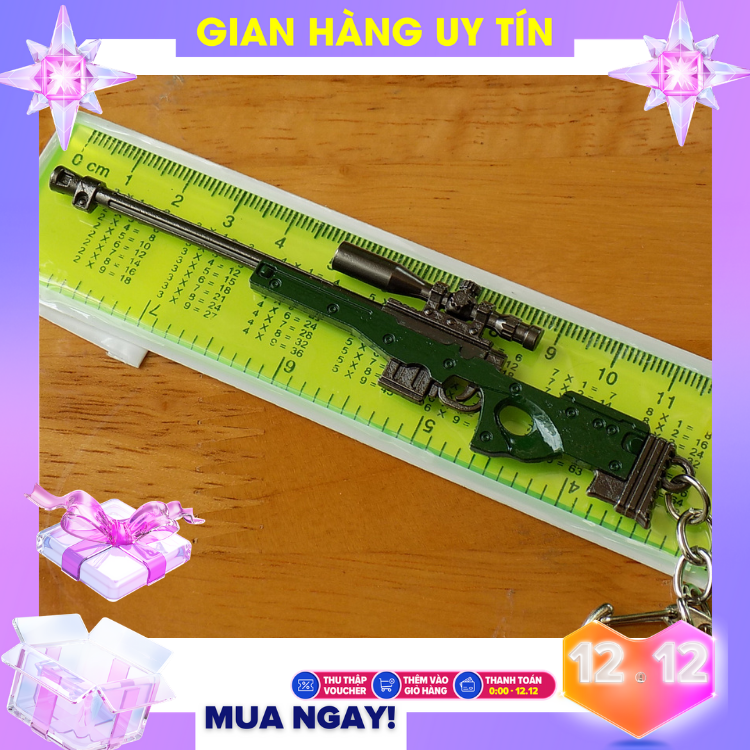 Mô hình game PUBG - AWM nhiều skin - dùng làm móc khóa hoặc trưng bày pupg