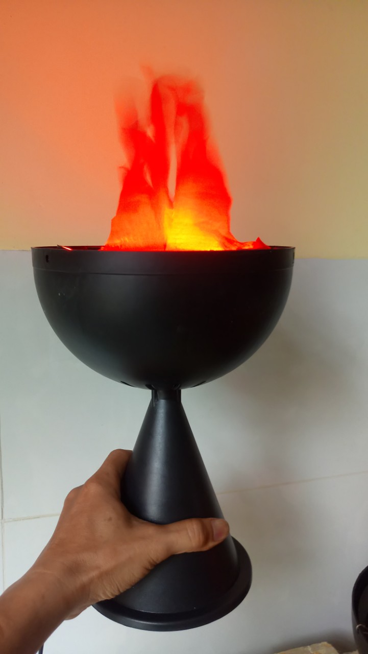 [HCM]ĐÈN LỬA GIẢ ĐỂ BÀN- CHẢO LỬA NẤU BÁNH CHƯNG - ĐÈN TRANG TRÍ SÂN KHẤU - LỬA PHONG THỦY