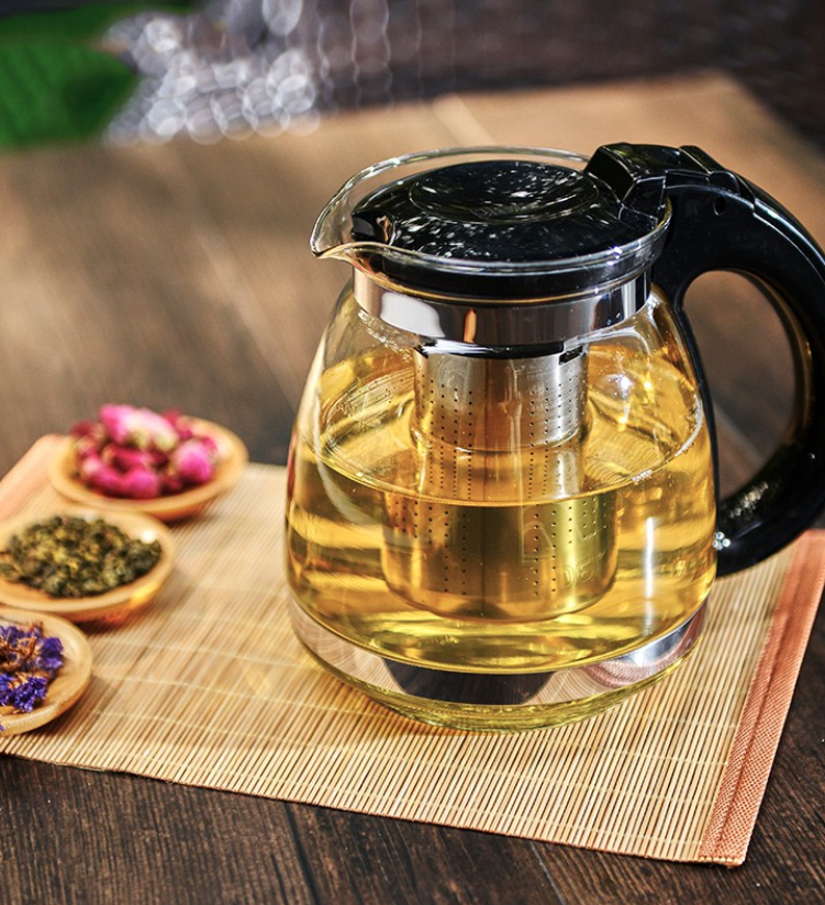 Ấm pha trà thủy tinh lưới lọc 700ml