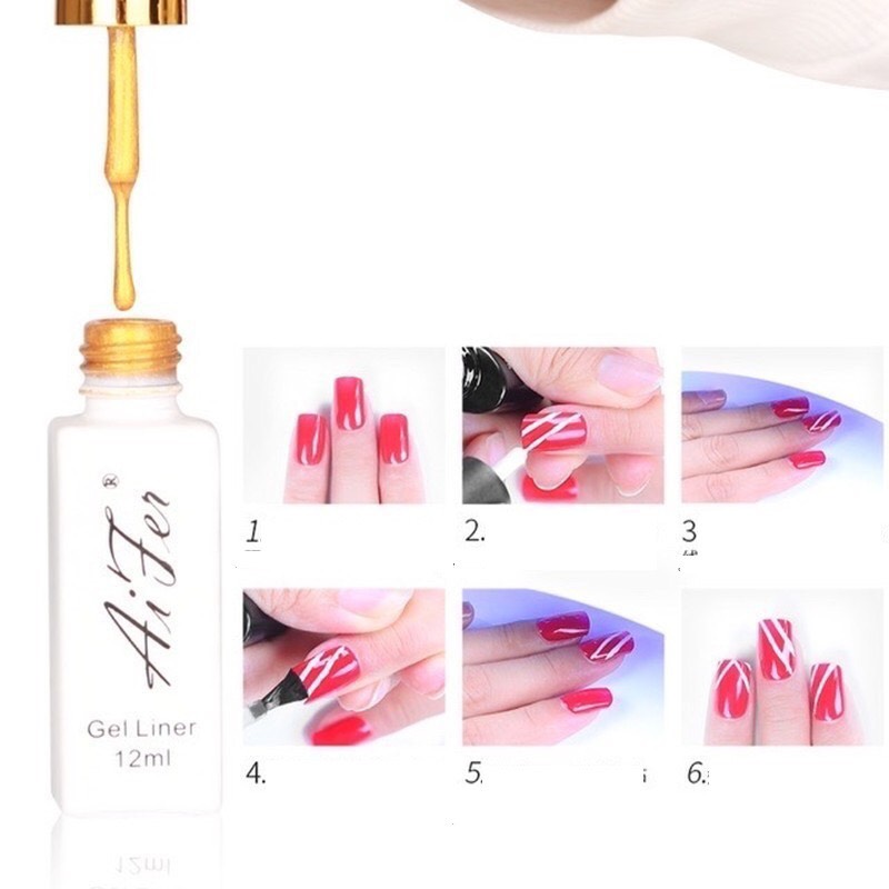 Sơn gel cọ nét Aifer siêu đặc 12ml