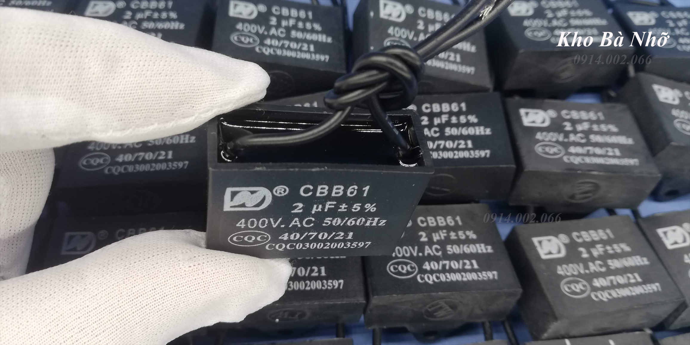 (2uf) Tụ quạt 2uf - CBB61 400VAC