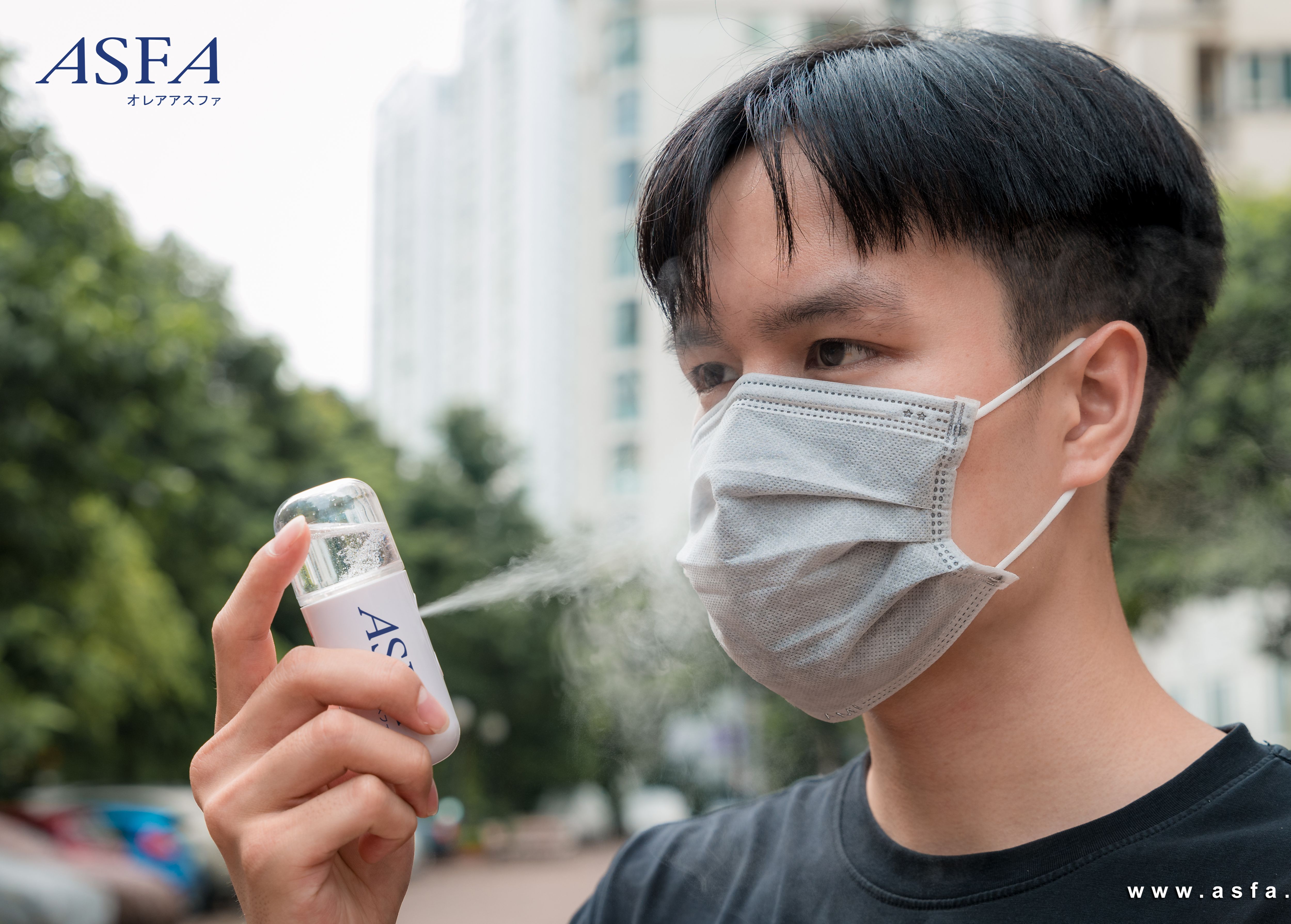Máy phun sương nano mini ASFA dưỡng ẩm cấp tốc 30ml