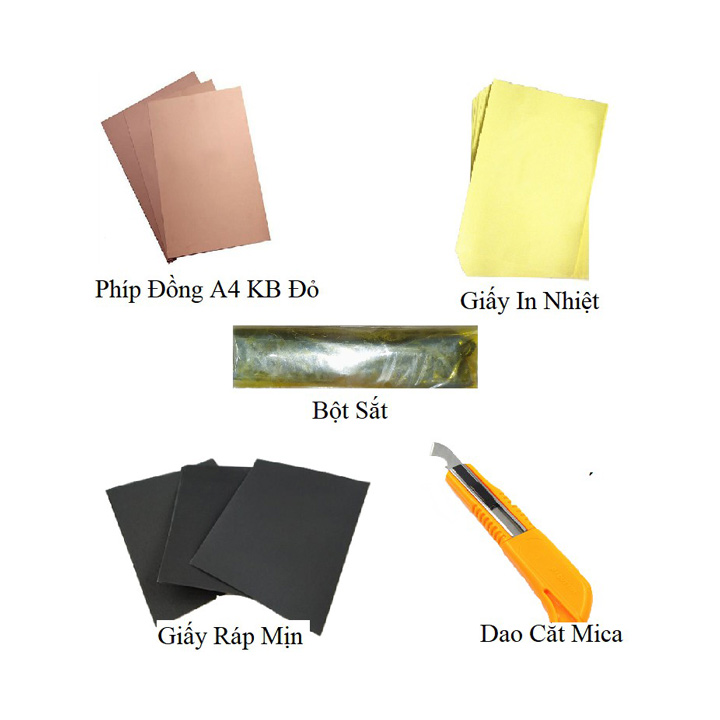Combo bộ dụng cụ làm mạch in thủ công