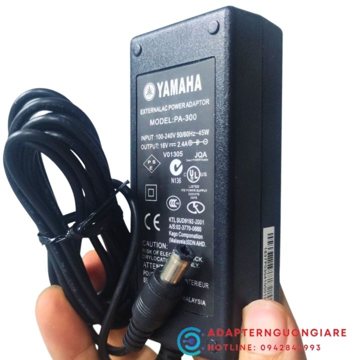Bộ đổi nguồn 16v cho đàn Yamaha PSR-S750, S950