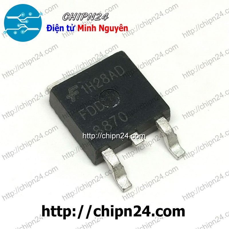 Mosfet dán fdd8870 to-252 160a 30v kênh n