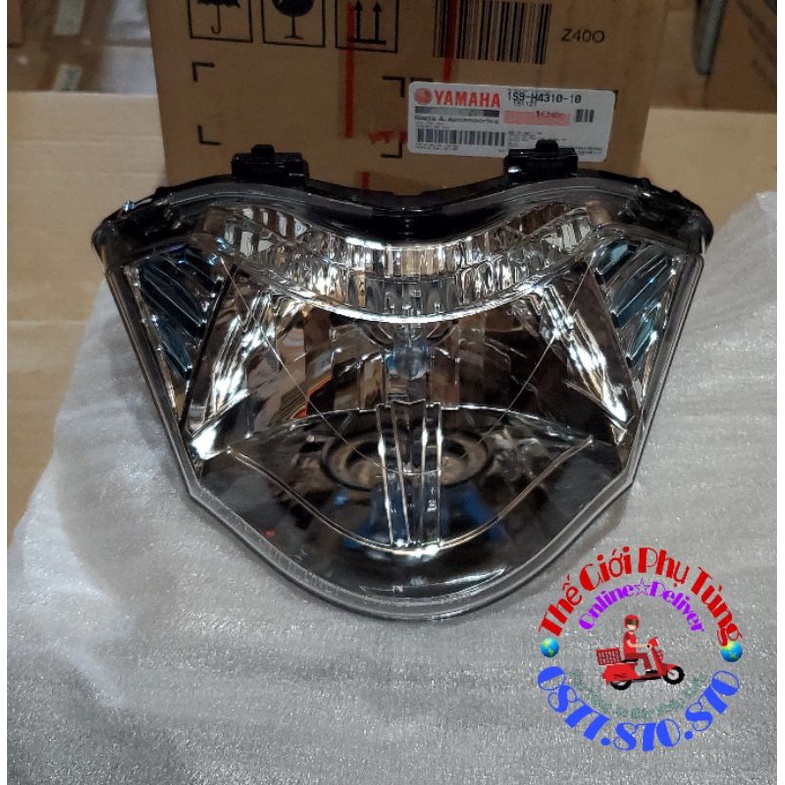 Đèn pha, chóa đèn trước exciter đời 2006-2010 bóng lớn zin mới - 1s9-h4310-10