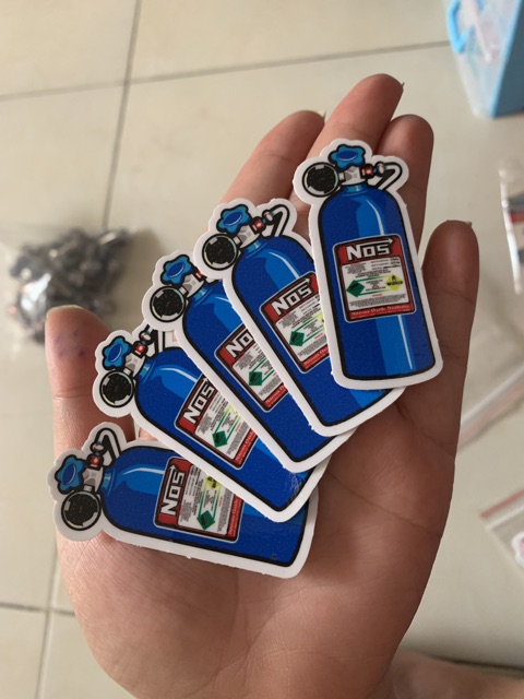 TEM STICKER NHỎ DÁN XE NGẦU BÁ CHÁY