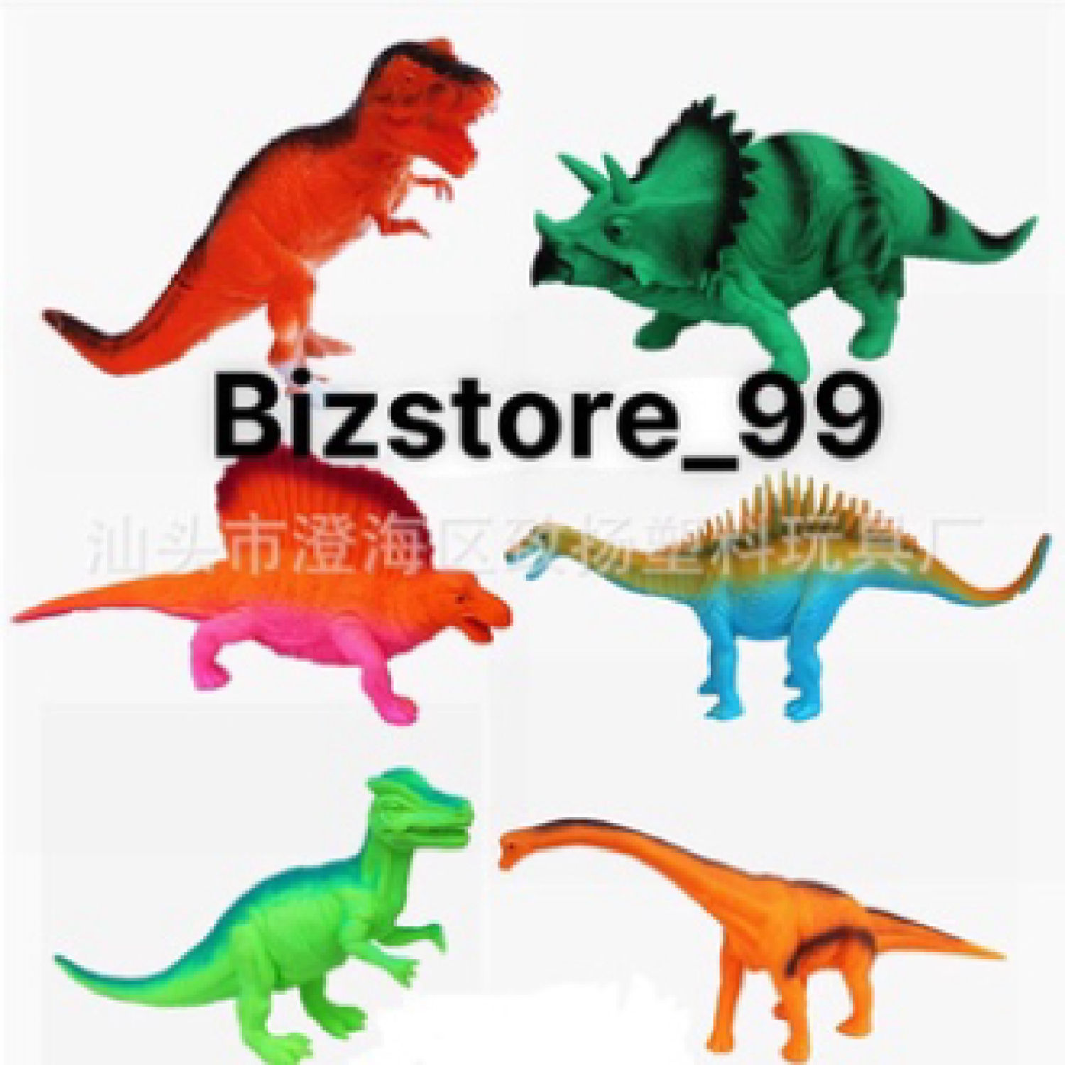 Túi khủng long 6 con nhựa dẻo