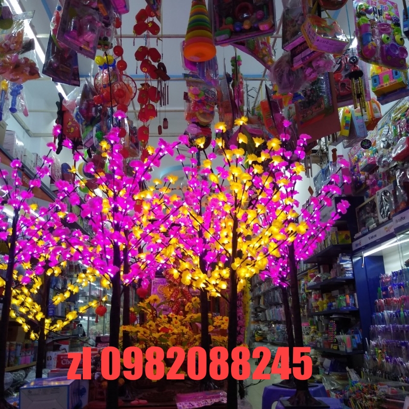 CÂY HOA MAI, HOA ĐÀO ĐÈN LED 1M2 CAO CẤP [SẢN PHẨM MỚI TẾT 2023]