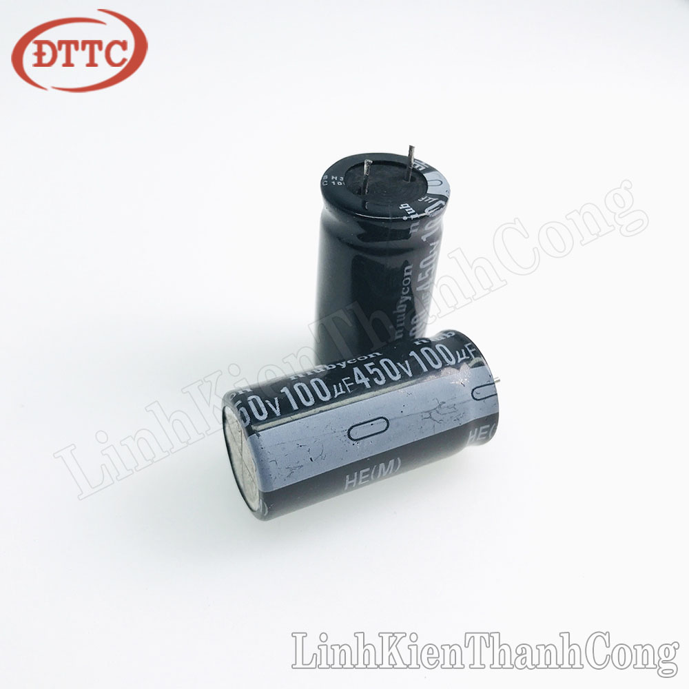 Tụ 100uF 450V Tháo Máy (18x35mm)