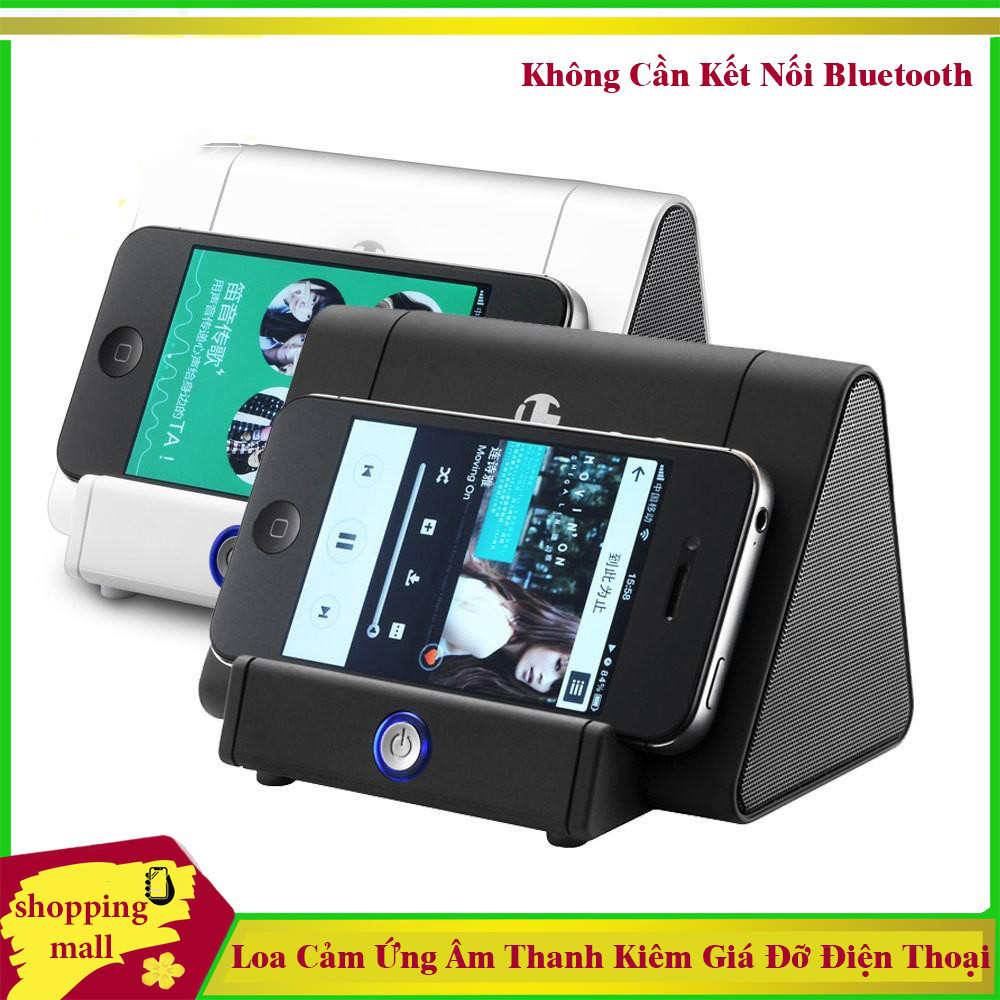 Loa bluetooth kiêm giá đỡ điện thoại / loa nghe nhạc kiêm giá đỡ điện thoại bc1