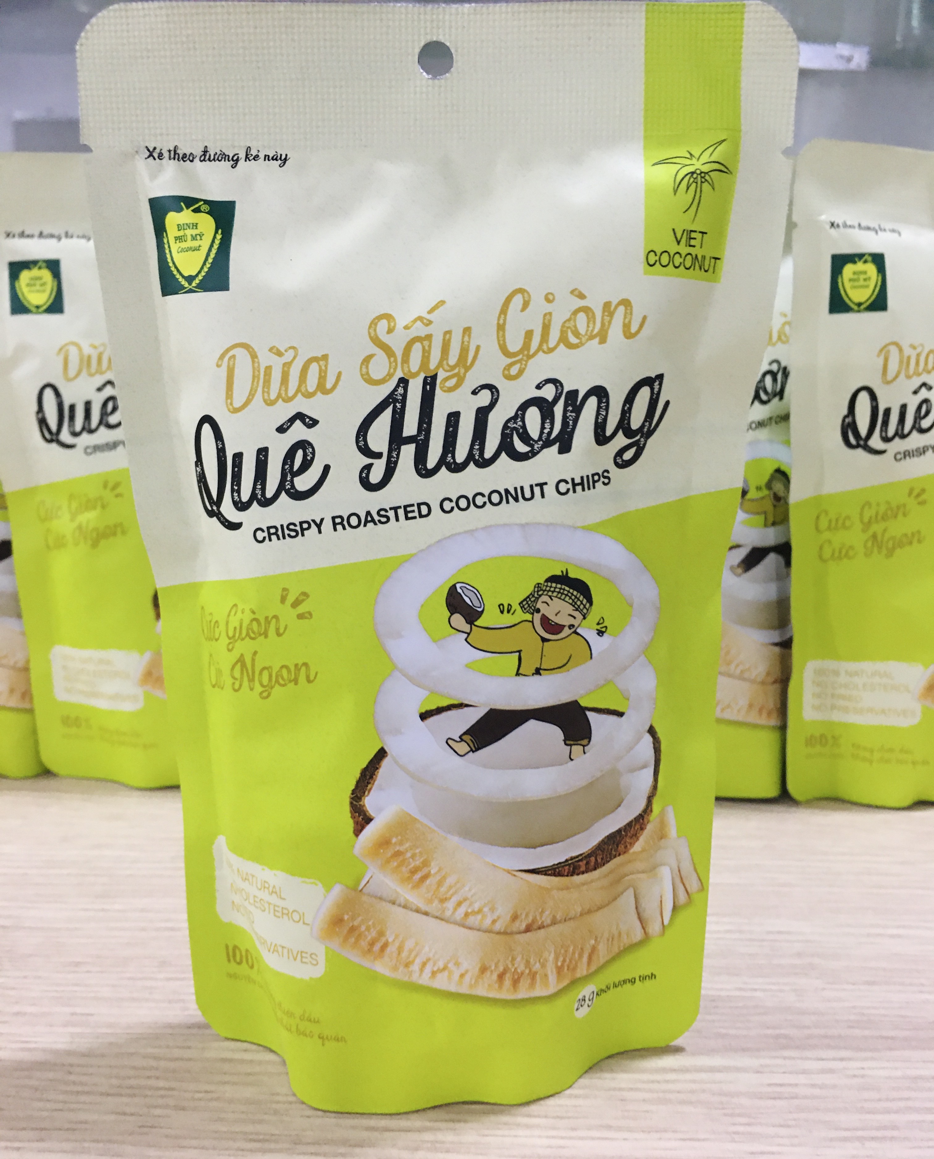 Dừa sấy giòn quê hương 28gr
