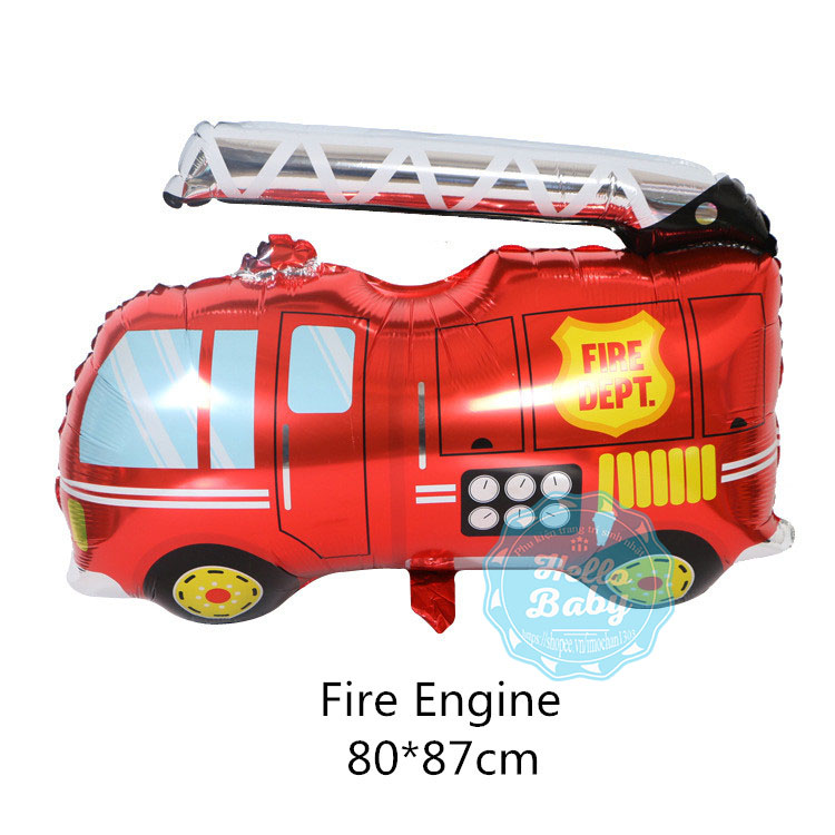Set bóng trang trí chủ đề xe (Kèm Bơm + Keo) - Hello Baby