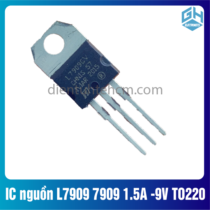 Combo 4 con ic l7909 7909 ic ổn áp nguồn âm 1.5a - 9v to220
