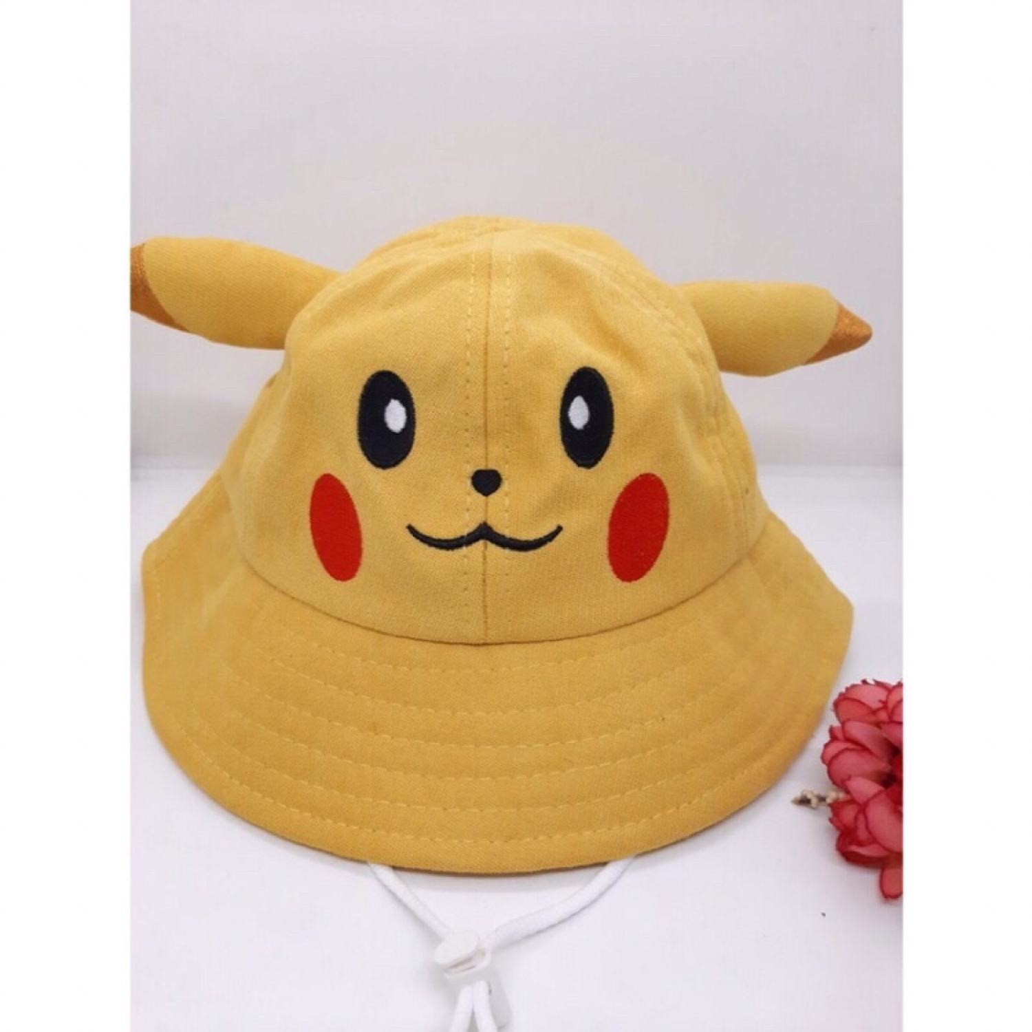 Mũ nón pikachu vành tròn siêu dễ thương cho bé