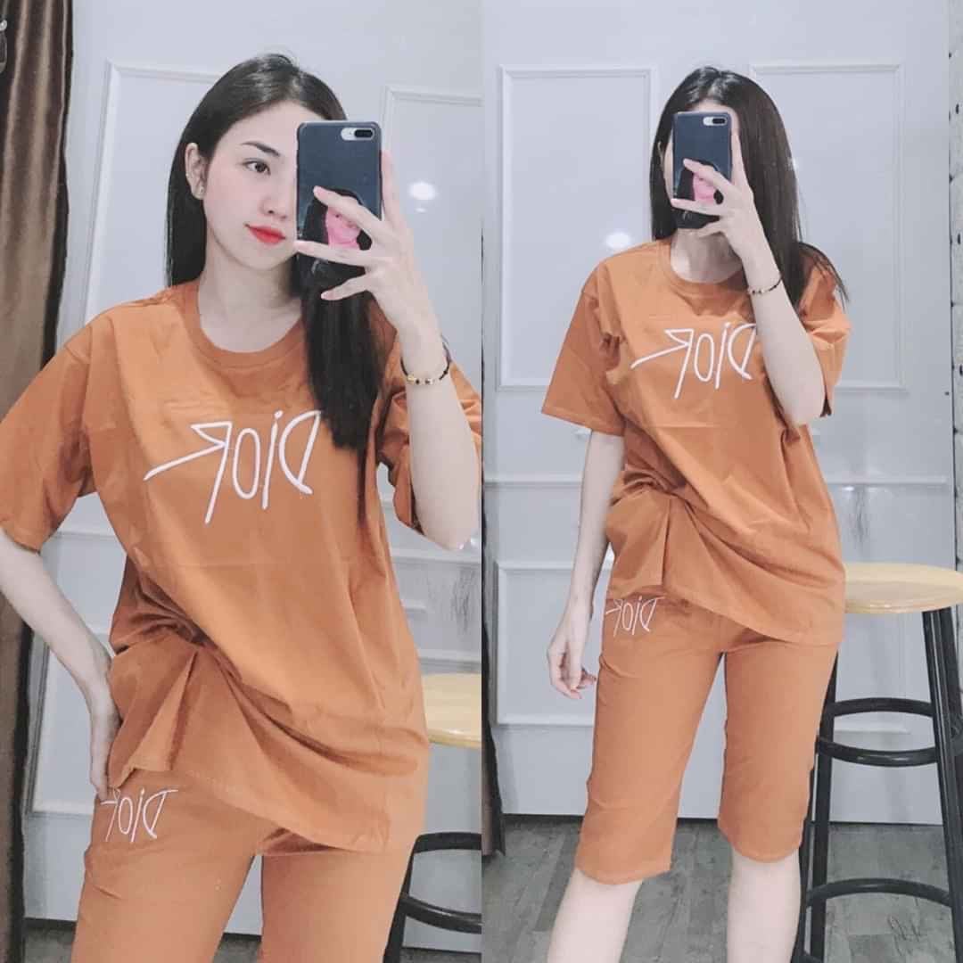 Đồ Bộ, Thun Co Giãn, Quần Lững Ôm