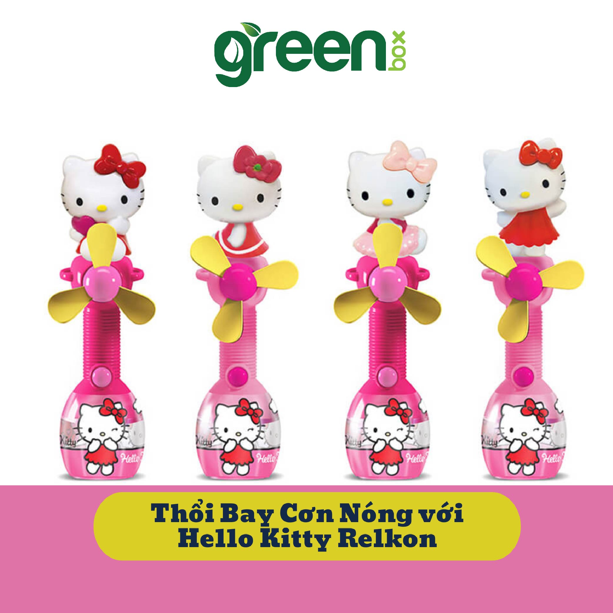 Kẹo Cây Quạt Đồ Chơi Hello Kitty Relkon 50g