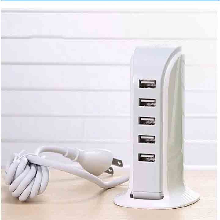 Ổ cắm điện 5 cổng usb byz f5