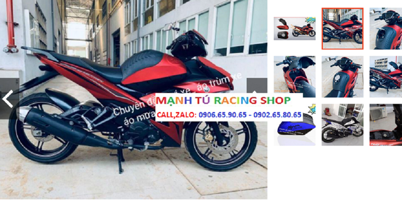 Thùng giữa gắn exciter 150 moto art