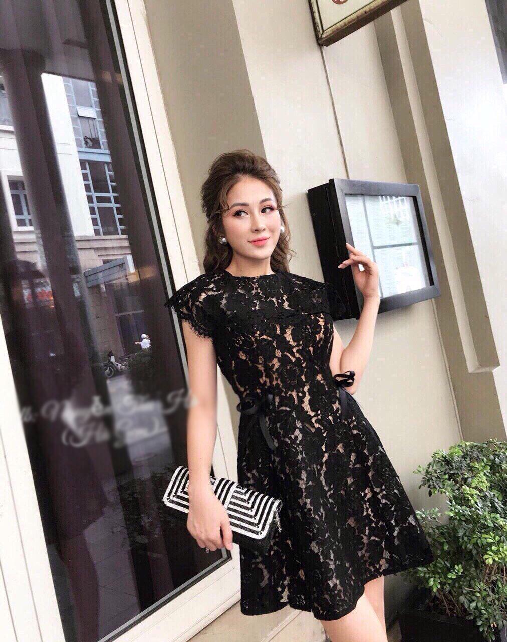 Đầm Nữ Xòe Ren Thời Trang  Sgr Đ26
