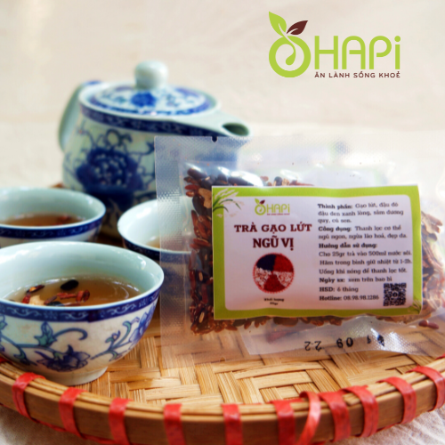 Brown rice tea five spices sachet 25gr convenience