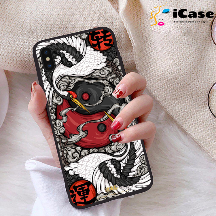 Ốp lưng iPhone Xs Max viền dẻo TPU BST Rong