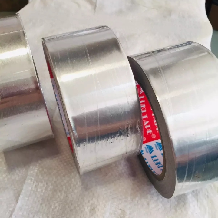 Combo 5 Cuộn - Băng Keo Nhôm Chịu Nhiệt Chất Lượng Cao (48mm x 25m)