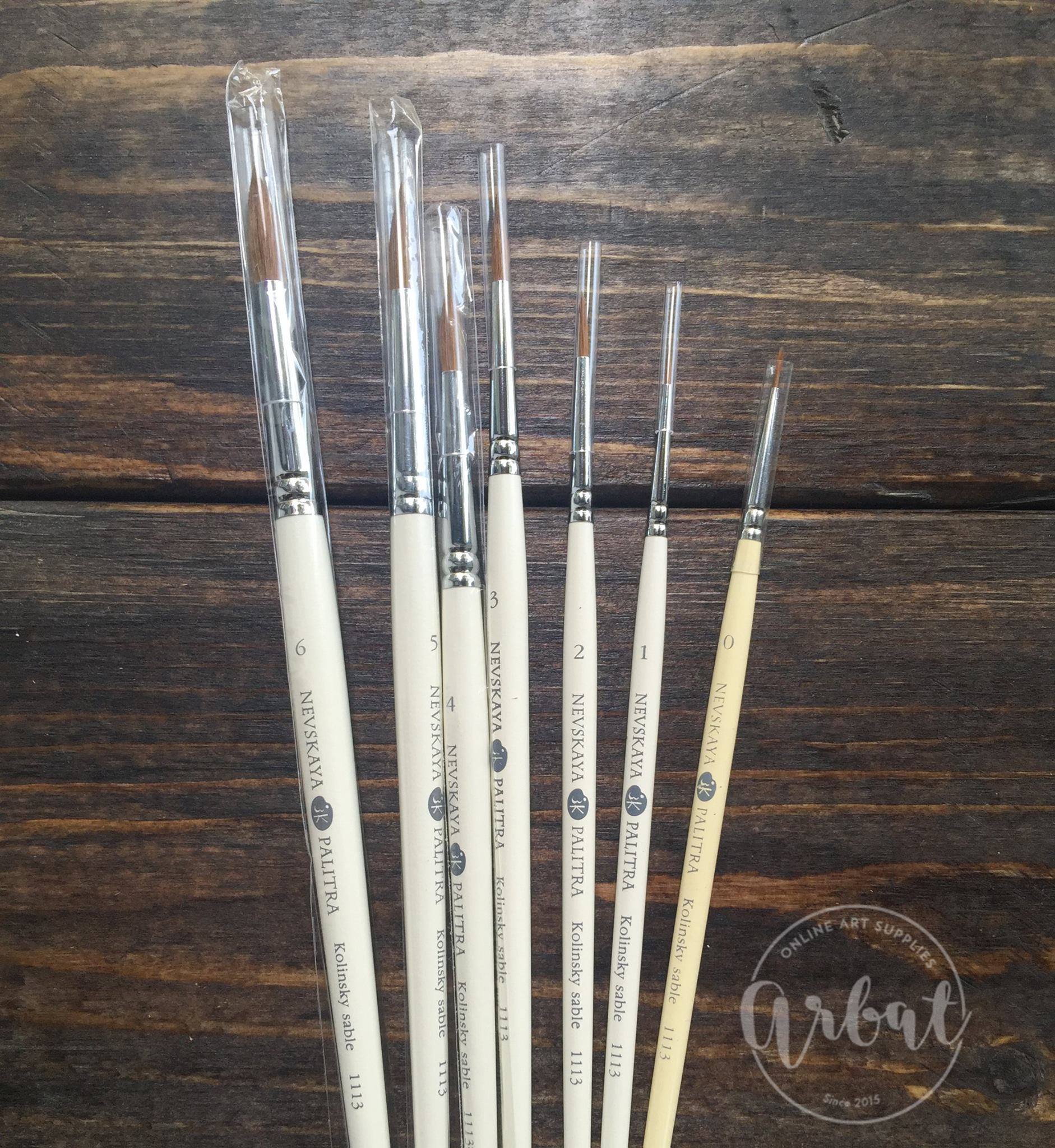 Cọ vẽ màu nước lông chồn Kolinsky