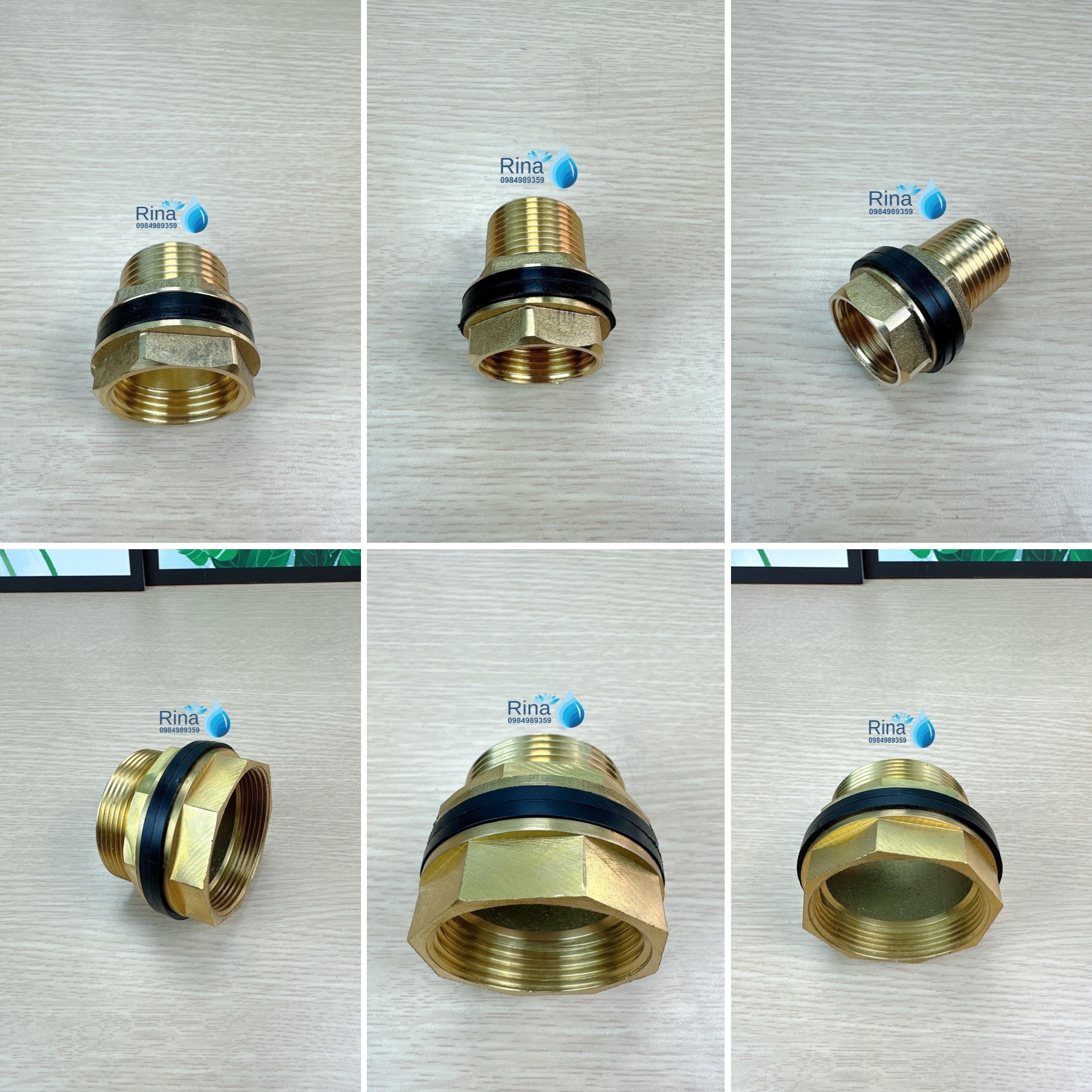 Nối Bồn nước, Ép Phi Bồn Đồng Thau Phi 21 27 34 42 49 60