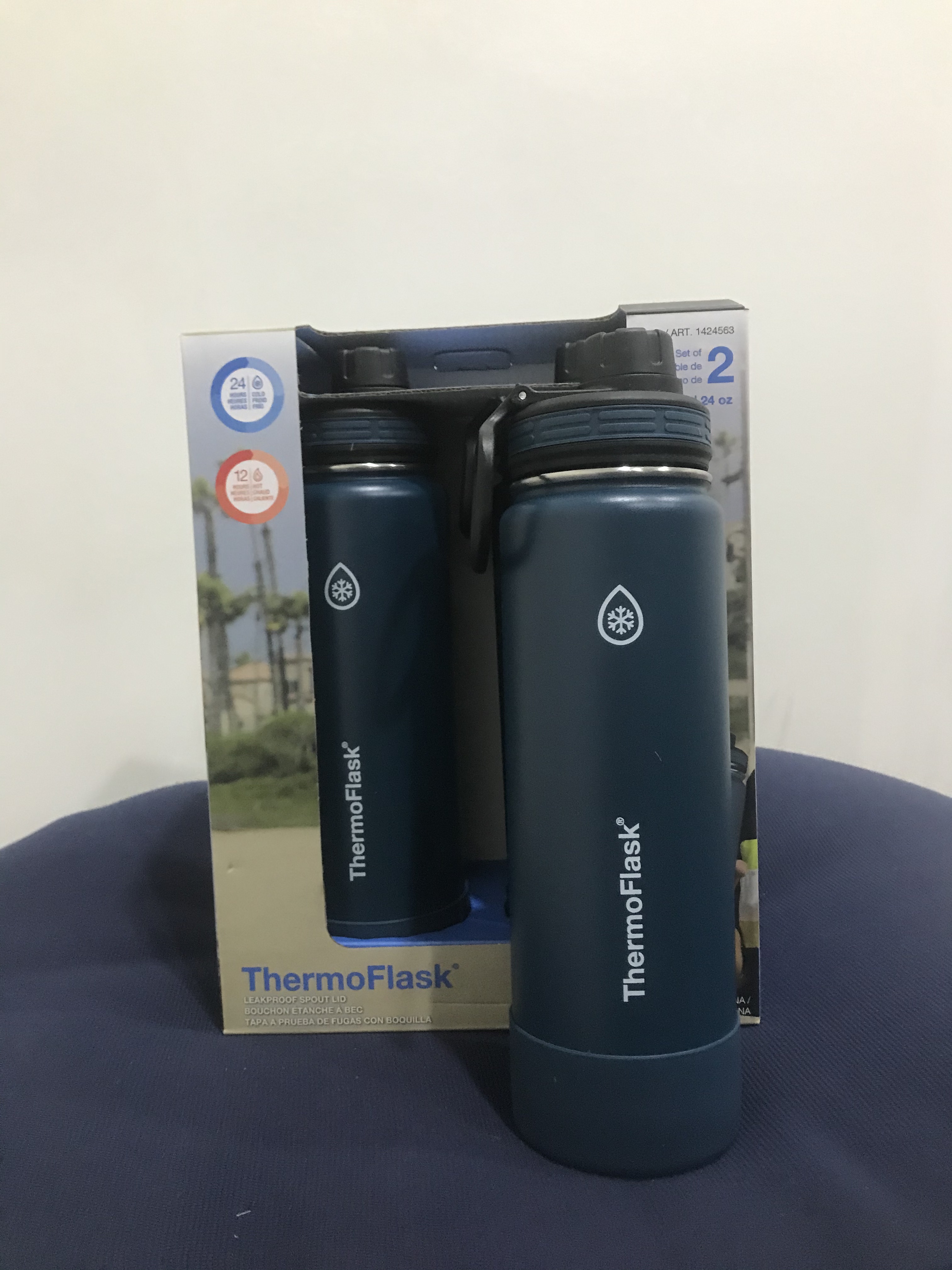 Bình Giữ Nhiệt ThermoFlask 710ml ( Xanh - Đen - Đỏ - Xám )