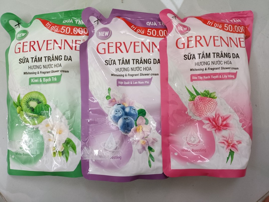 (Tiết kiệm hơn) Túi sữa tắm Gervenne 380g
