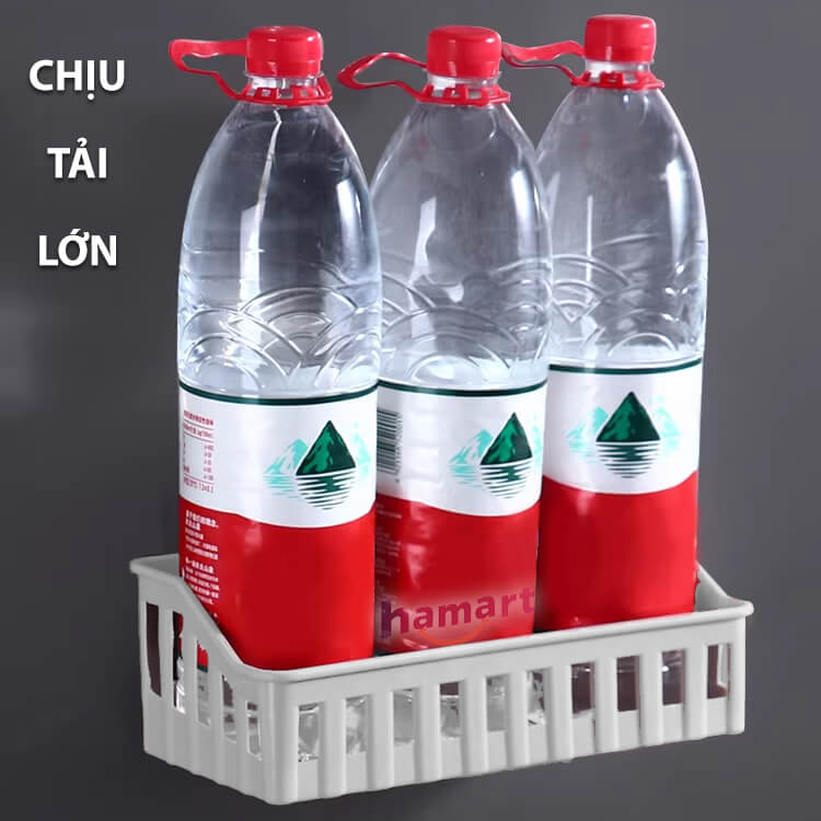 Kệ Dán Tường Nhà Tắm Hamart Kệ Treo Tường Kệ Để Đồ Nhà Tắm Cao Cấp Tiện Lợi - Vuông Xám