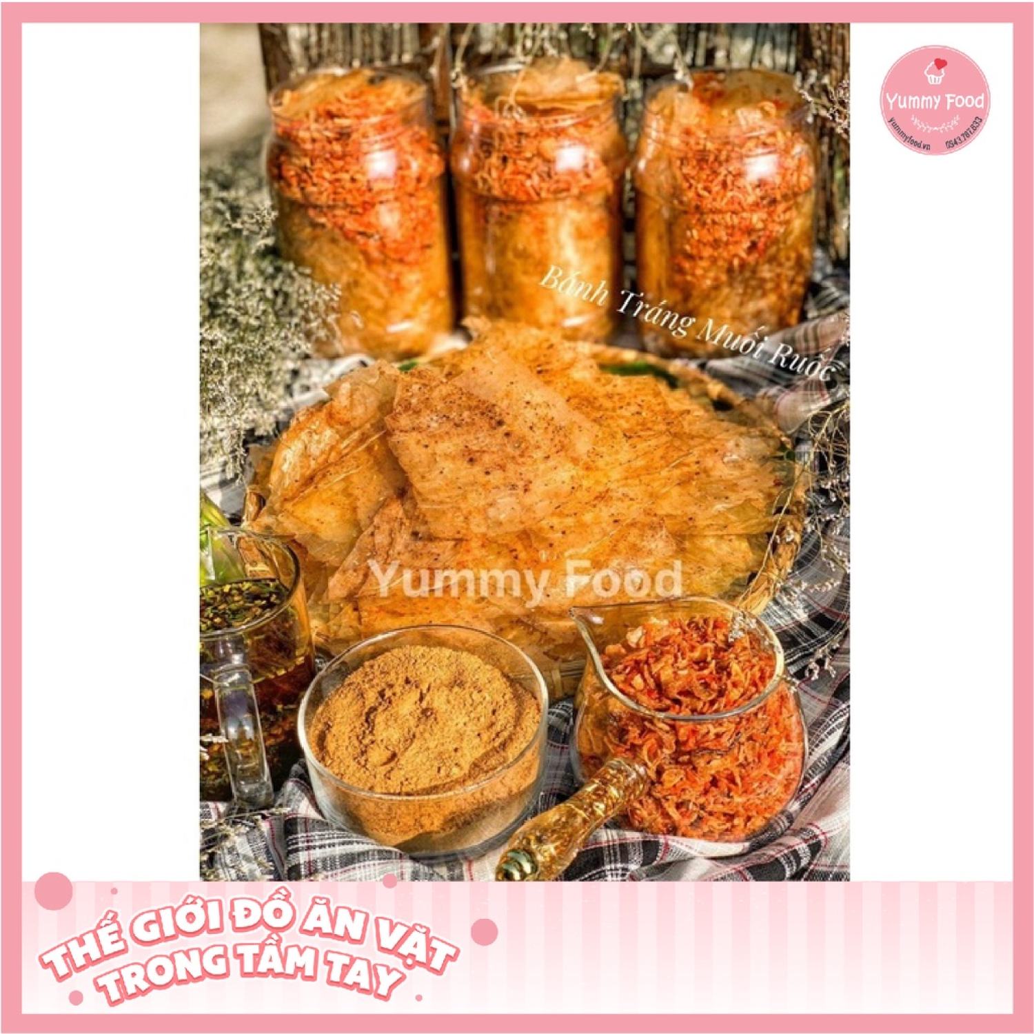Bánh Tráng Muối Ruốc - 350gr