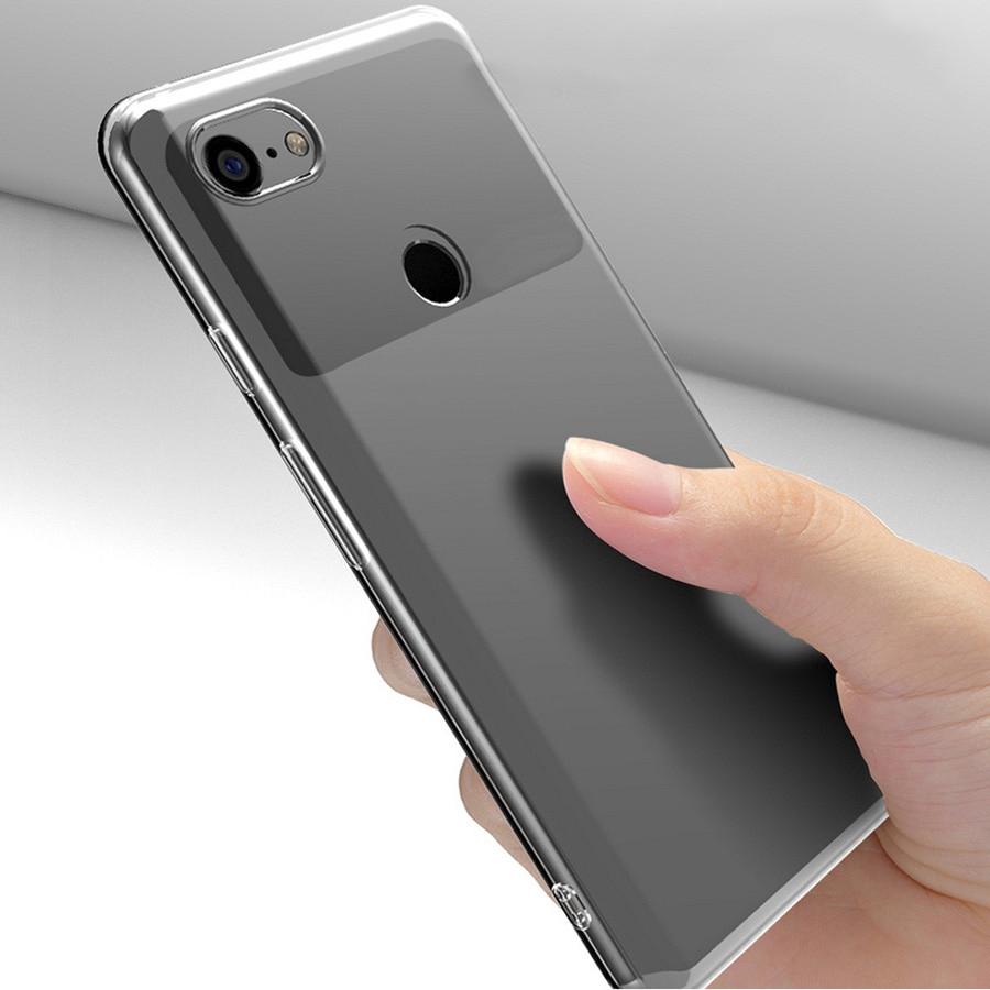 Ốp dẻo trong suốt cho Google Pixel 3 XL (trắng nhám)