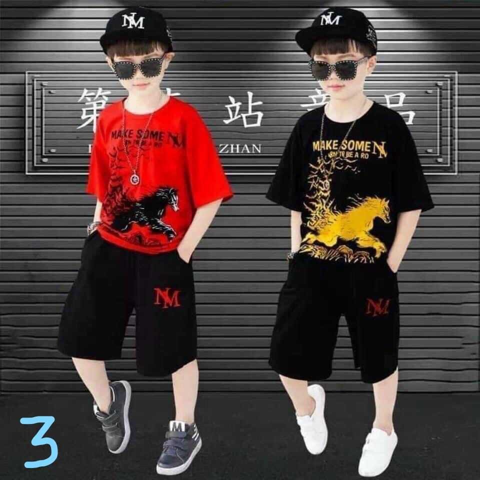 Đồ Bộ Bé Trai, Sét Đồ cho Bé Chất Mịn, Thoáng Mát