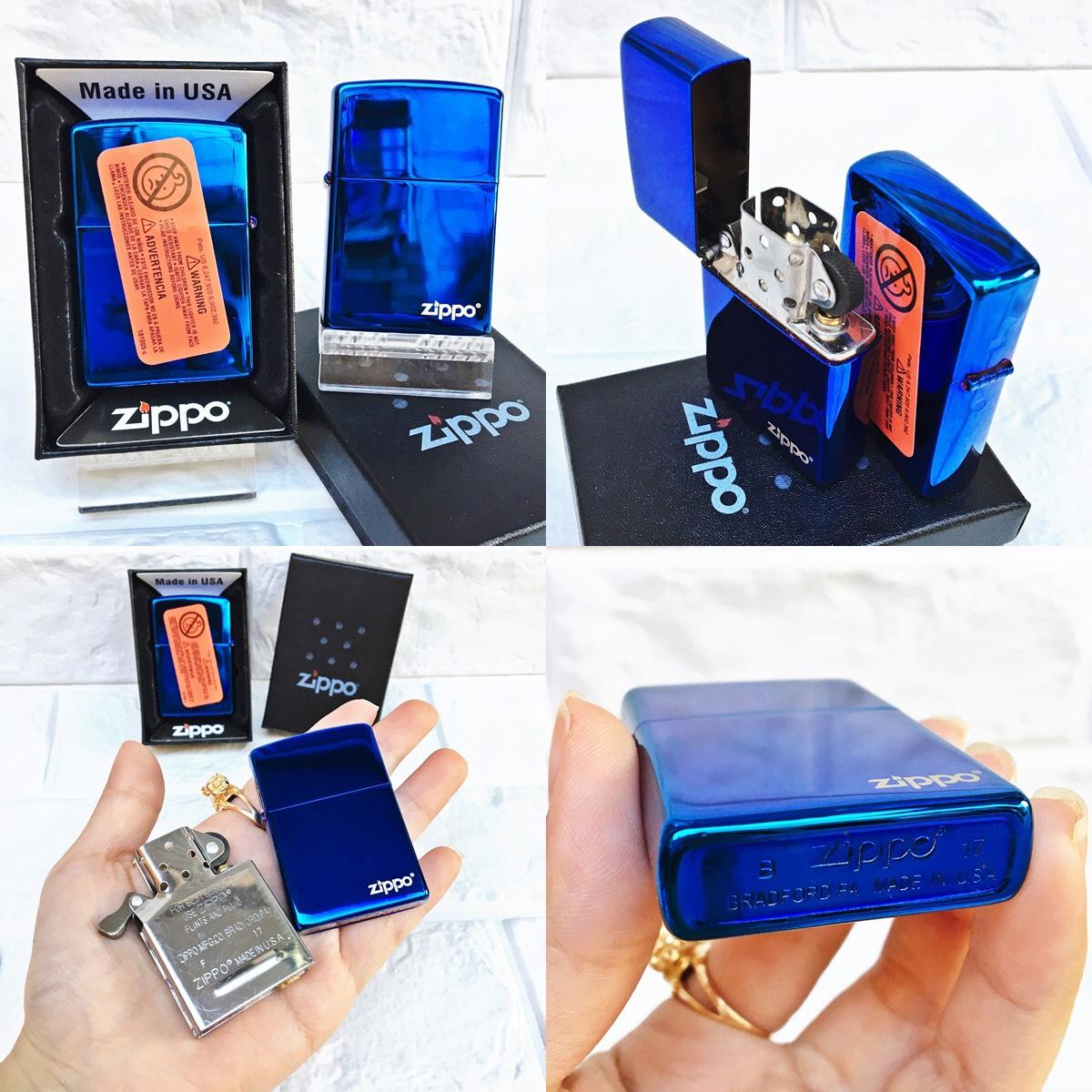 [HCM]Zippo Khắc Laze Logo Quân - Đội Xanh