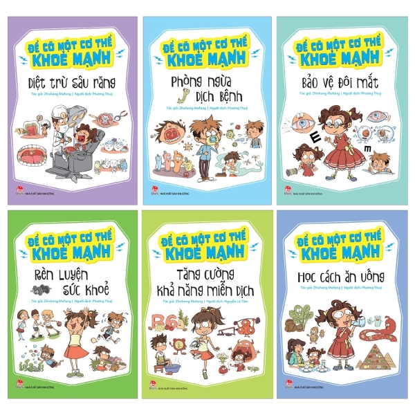 Fahasa - Combo Sách Hay Để Có Một Cơ Thể Khoẻ Mạnh (Tái Bản 2019) (Bộ 6 Cuốn)