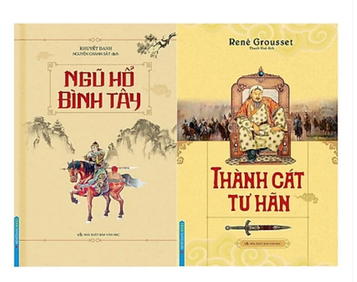 Combo 2 cuốn thành cát tư hãn + ngũ hổ bình tây