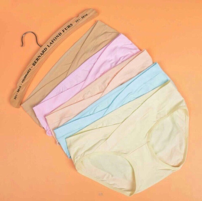 Combo 5 quần lót nữ bầu cotton Beautiful Spring 5765 – Đai bụng bản rộng, co giãn 4 chiều