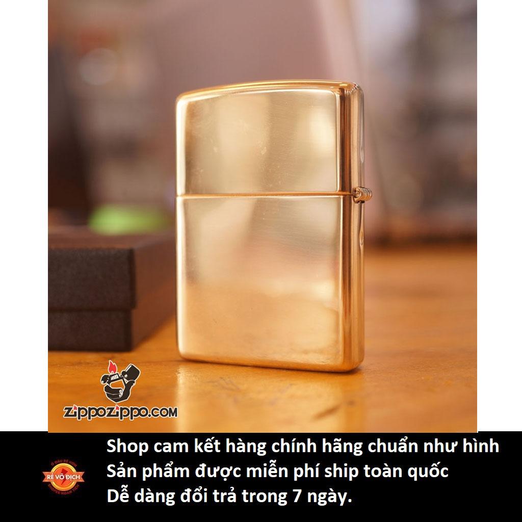 Bật Lửa Zippo Gold Plated Genuine Mỹ B-17 Mỹ