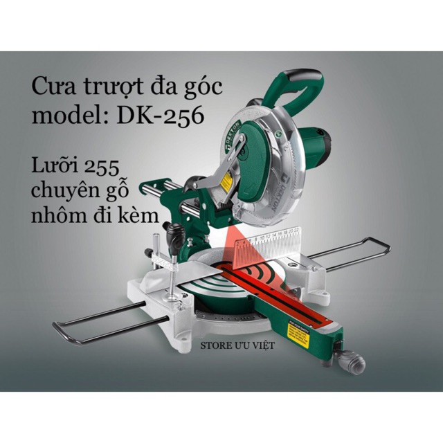 CƯA TRƯỢT ĐA GÓC 2000w  DEKTON MODEL: DK-256