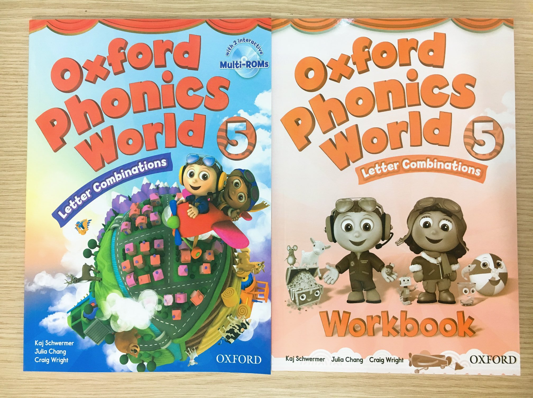 Oxford phonics world - level 5 - 2 quyển - khổ a4