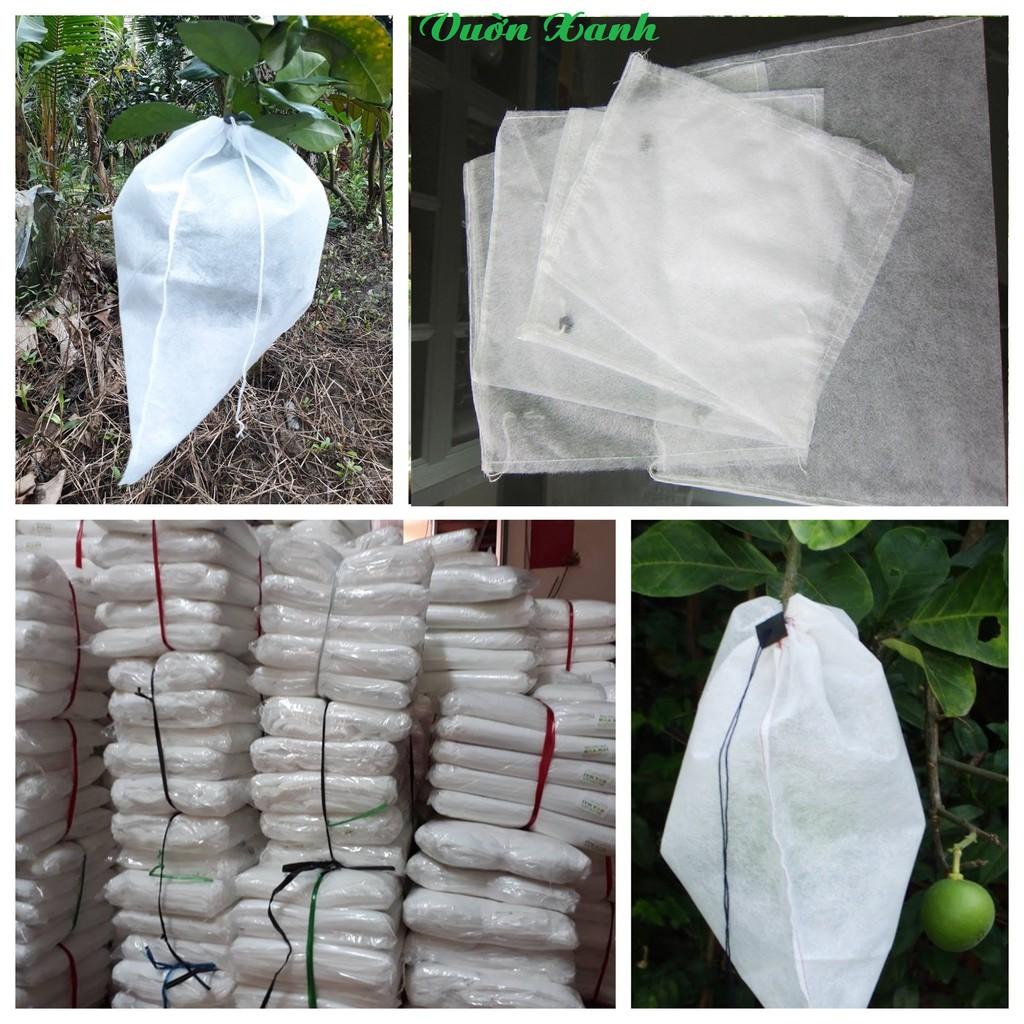 100 Túi bọc trái (bưởi, xoài, nhãn,ổi ...) ổi