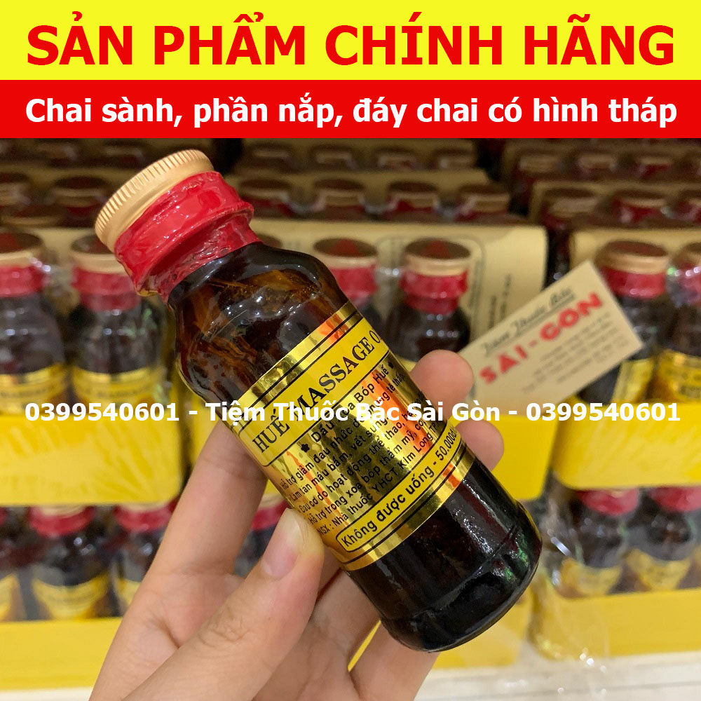 Dầu Massage Huế Kim Long Chai Sành (chính hãng, date mới)