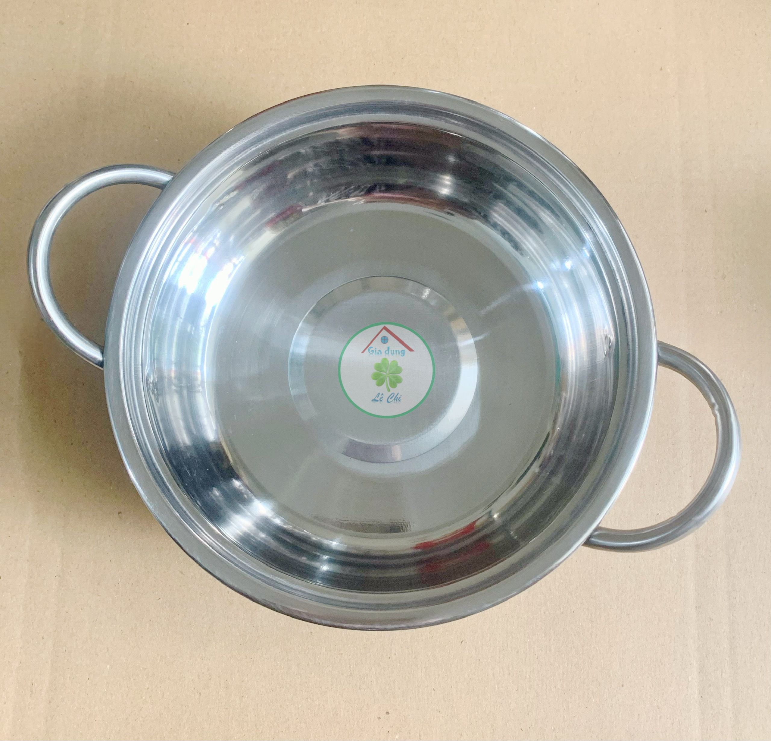 Nồi lẩu inox (size 20cm, 22cm, 24cm, 26cm)