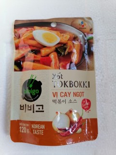 [Sale EXP 13 4 2022] [120g Vị Cay Ngọt] XỐT BÁNH GẠO Bibigo [Korea] CJ FOODS Tokbokki Korean Taste thumbnail